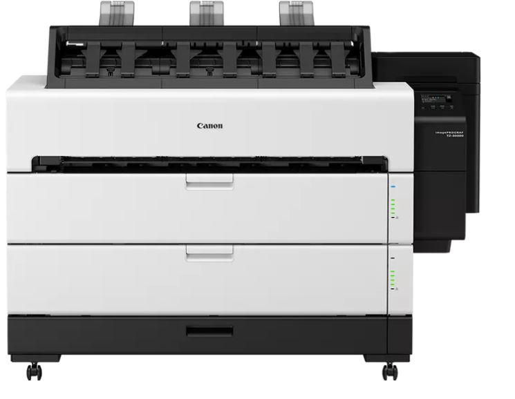 Плоттер струйный Canon iFP TZ-30000 4604C003 36" (914 мм, A0+) , 2 рулона, 5 цветов, 2400x1200 dpi, HDD 500 Гб, Wi-Fi,  Ethernet, USB, подставка в ком