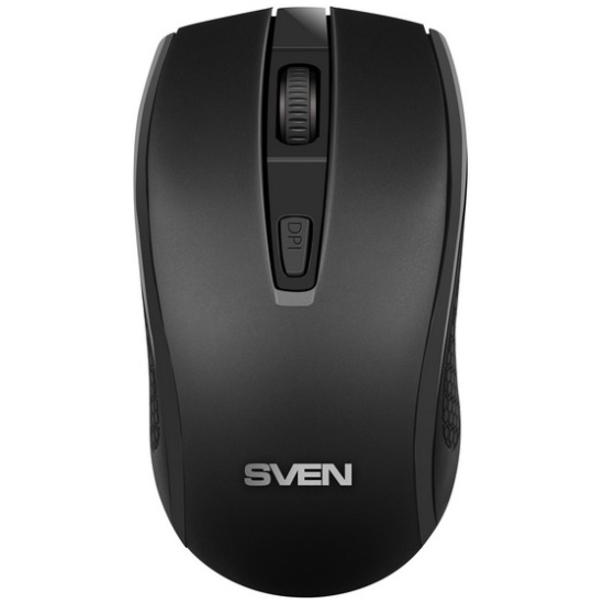 

Мышь Wireless Sven RX-220W SV-016227 чёрная (3+1кл. 800-1600DPI, блист), RX-220W