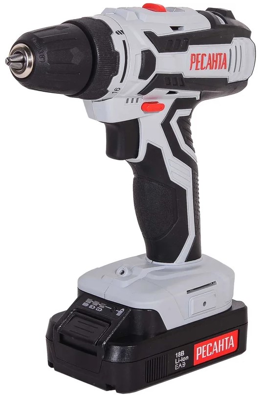 

Дрель - шуруповерт Ресанта ДА-18-2ЛК 75/14/5 аккум. патрон:быстрозажимной (кейс в комплекте), ДА-18-2ЛК ЕА+