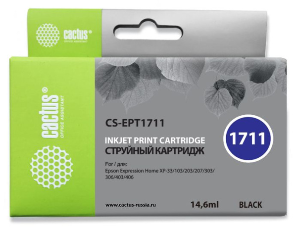 фото Картридж  Cactus CS-EPT1711 в Челябинске