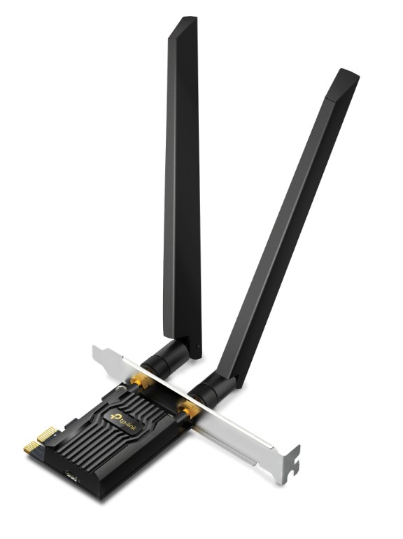 

Адаптер TP-LINK Archer TXE72E AXE5400 трехдиапазонный беспроводной PCI Express Wi-Fi 6E с поддержкой Bluetooth 5.3, Archer TXE72E