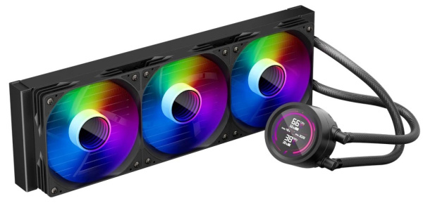 Изображение товара Система охлаждения 1STPLAYER TS4 360 Black для высокого охлаждения процессоров