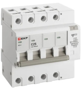 фото Автомат дифференциальный  EKF DA4-6-25-100-pro