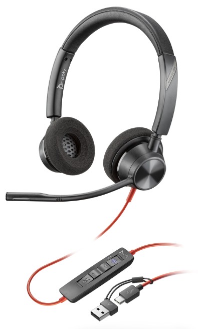 

Гарнитура Plantronics BW 3320 8X220AA Stereo-M USB-C HS USB-C/A, BW 3320