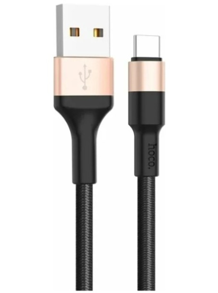 Изображение товара Универсальный кабель Hoco X26 Xpress one Lightning, USB Type-C и micro USB 1м