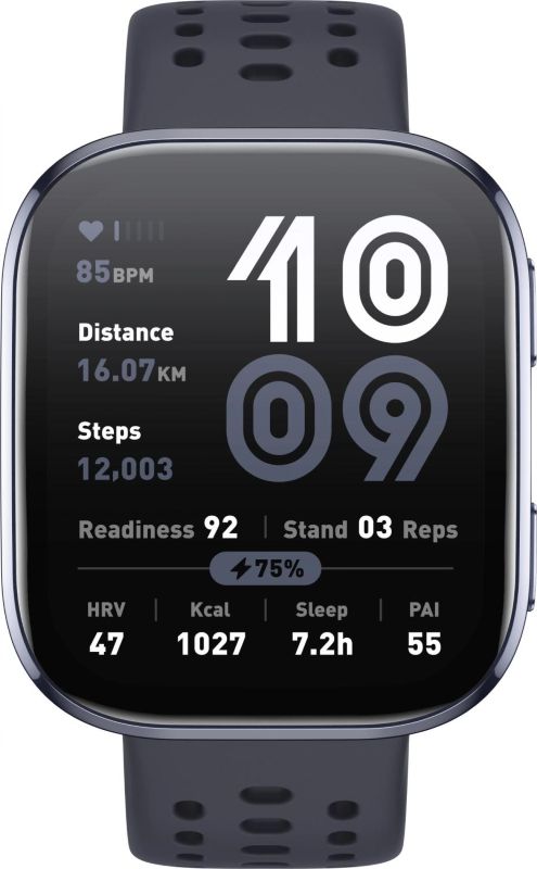 

Часы Amazfit Bip 6 A2435 6970100377866 1.97" AMOLED корп.черный рем.черный разм.брасл.:130-195мм, Bip 6 A2435