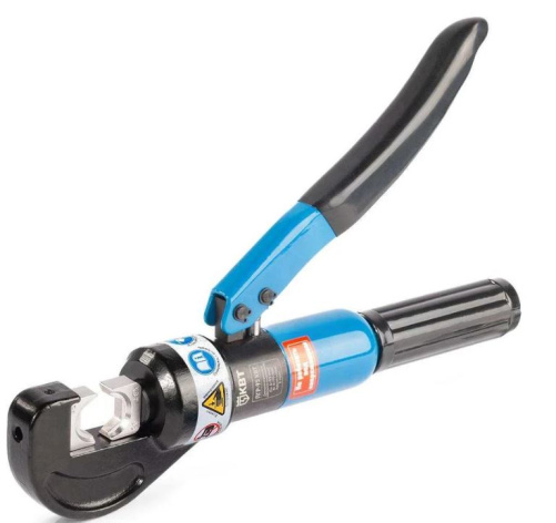 Изображение товара Пресс для опрессовки кабельных наконечников КВТ 91809 гидравлический