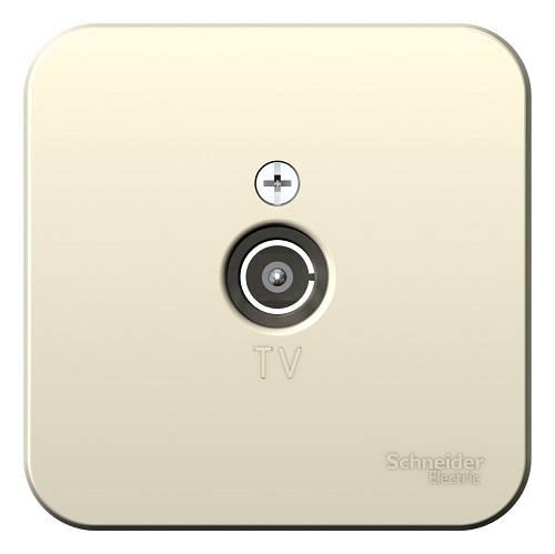 

Розетка Schneider Electric BLNTA000012 TV, изолир. пластина Молочная наруж, BLNTA000012