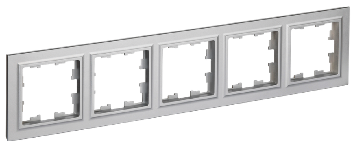

Рамка пятерная IEK BR-M52-K47 BRITE РУ-5-БрА Алюминевый, BR-M52-K47