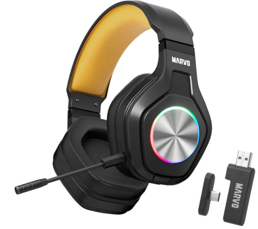 Изображение товара Гарнитура Marvo HG9084W Pulz 80W Накладные проводная