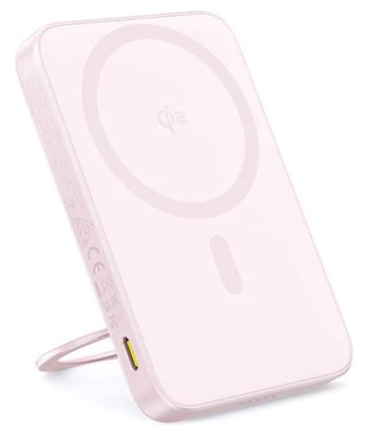 

Аккумулятор внешний Baseus PicoGo Qi2 P10076800413-00 5000 mAh с подставкой, Baby Pink, PicoGo Qi2