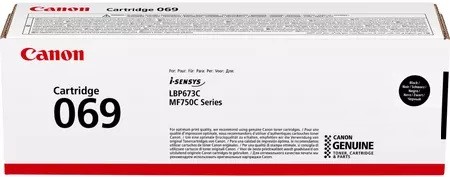 

Тонер-картридж Canon 069BK 5094C002 черный для MF752Cdw/MF754Cdw/LBP673Cdw 2100 стр., 069BK