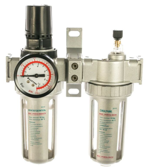 Изображение товара К Kraftool INDUSTRIE QUALITAT набор аксессуаров для пневмосистем осушка смазка контроль давления