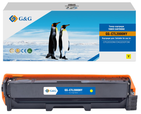 Изображение товара Картридж G&G GG-CTL2000HY желтый совместимый для Pantum 002