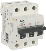 фото Автоматический выключатель  IEK AR-M10N-3-D006