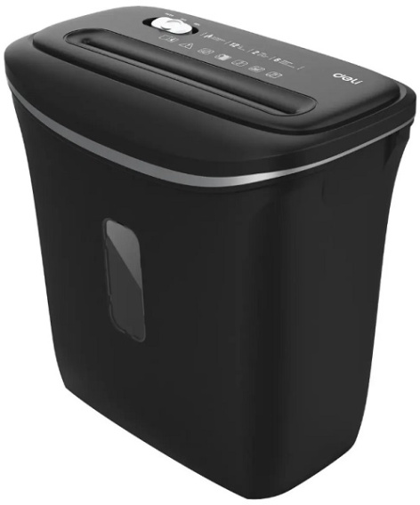 Изображение товара Уничтожитель бумаг Deli E9945 мощностью 80 Вт для офисов и дома