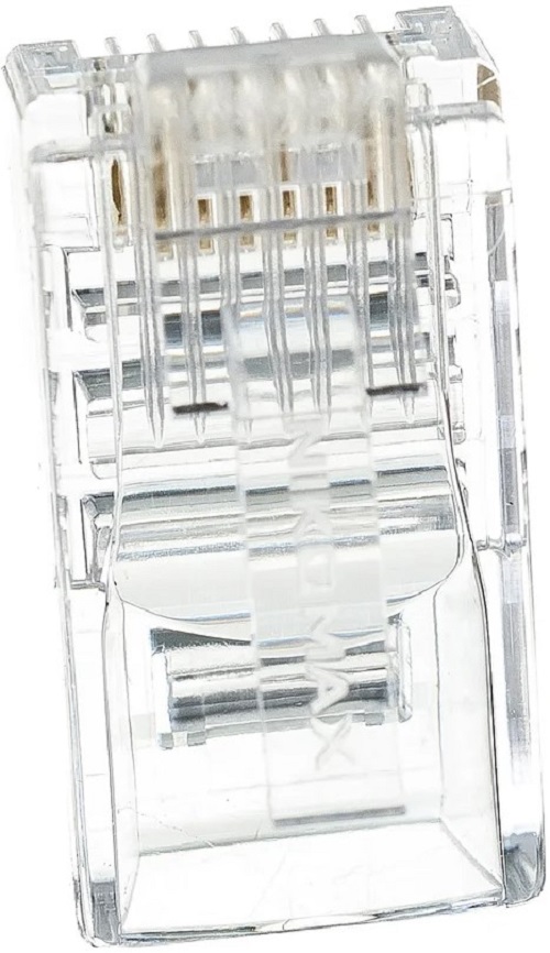 

Коннектор NikoMax NMC-RJ88RE06UD1-100 под витую пару RJ45/8P8C, Кат.5e, покрытие 6мкд, под многожильный кабель, уп-ка 100шт, NMC-RJ88RE06UD1-100