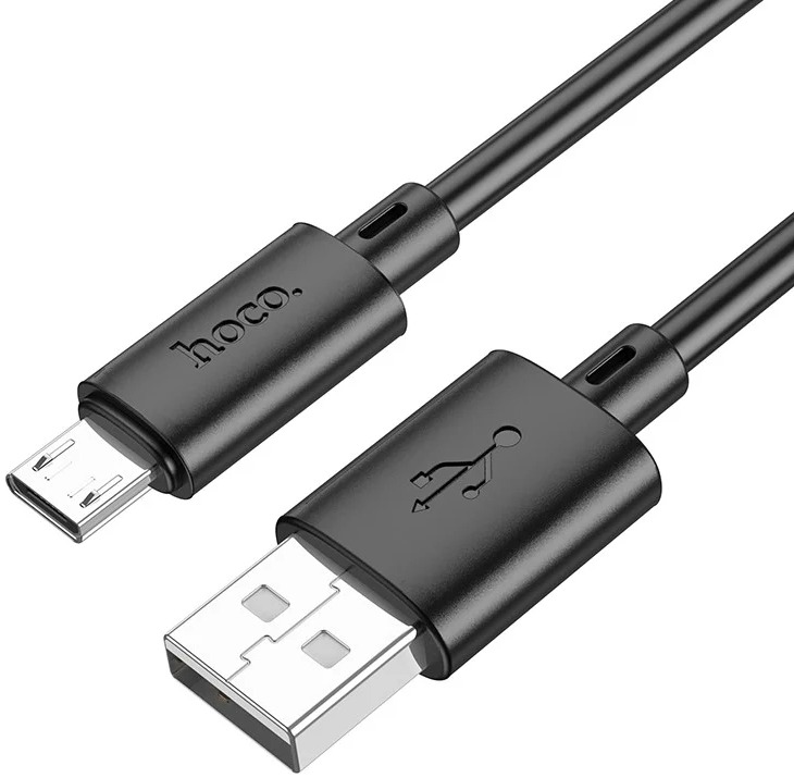 

Кабель Hoco X88 GRATIFIED 6931474783325 USB - микро, 1.0м, круглый, 2.4A, силикон, цвет: чёрный упакован (1/1000), X88 GRATIFIED