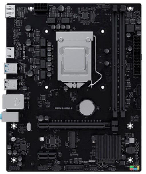 Материнская плата mATX CBR MB-CBR-MSB460M-D-DDR4-DP/HDMI (LGA1200, B460, 2*DDR4, PCIe, M.2, 2*SATA, 2*USB 2.0, 4*USB 3.0, HDMI, DP)
