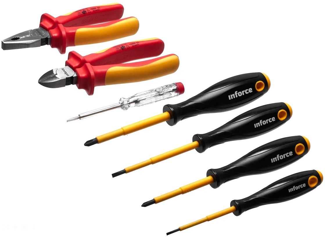 

Набор инструментов Inforce 06-07-54 диэлектрических 7 предметов, 06-07-54