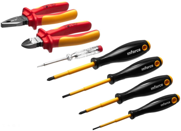 Изображение товара Набор инструментов Inforce 06-07-54 диэлектрический электромонтажный