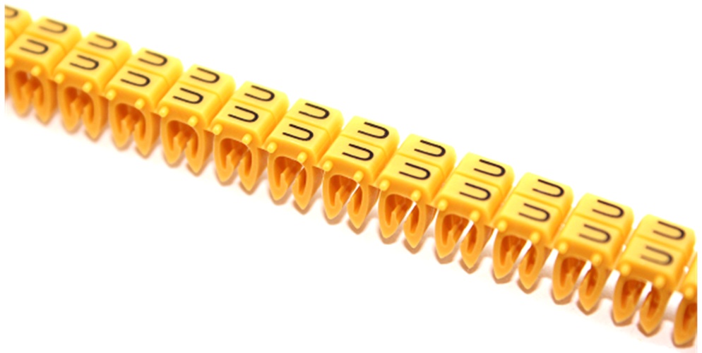 

Маркер на кабель DKC MKCUS2 сечением 1,5-2,5мм символ „U”, "Mark" (уп/200 шт), MKCUS2