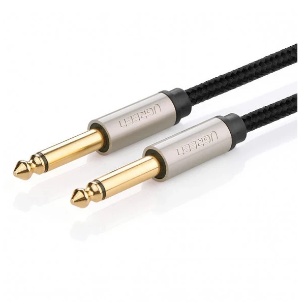 

Кабель UGREEN AV128 10639_ 6.5mm Male to Male Stereo Auxiliary Aux Audio Cable. Длина: 3м. Цвет: серый, AV128