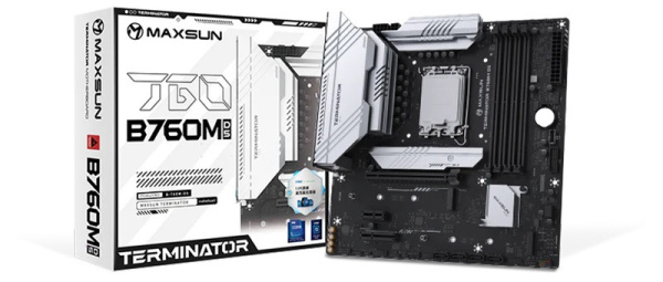Изображение товара Материнская плата MAXSUN Terminator B760M D5 WiFi для игровых ПК LGA1700