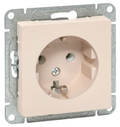 фото Розетка с заземлением  EKF UP1-SOI-110