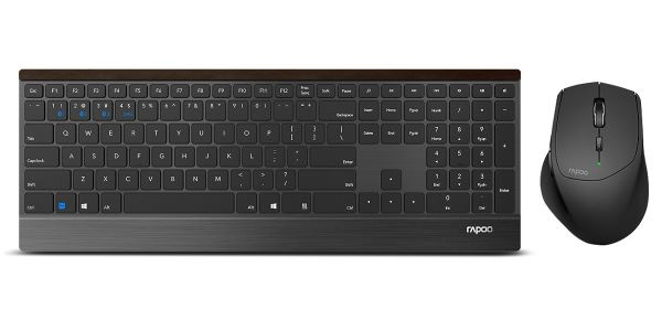 фото Клавиатура и мышь wireless Rapoo 9500M в Екатеринбурге