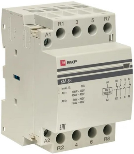 Изображение товара Контактор EKF km-3-63-22 для электрических схем