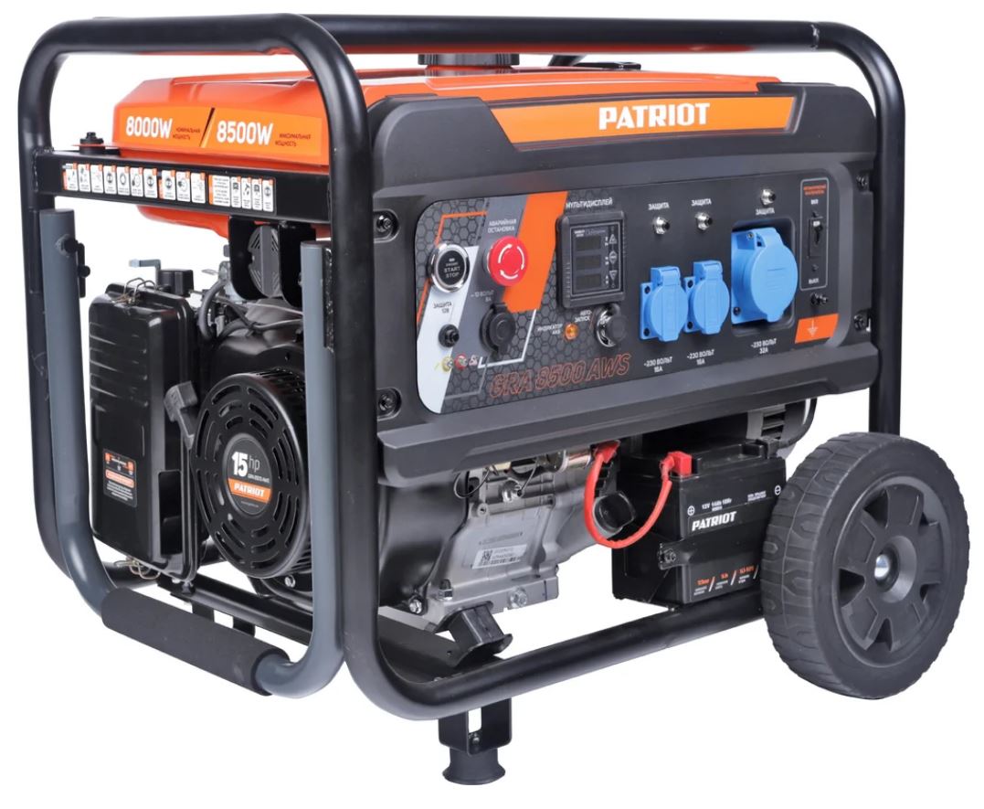 

Генератор бензиновый Patriot GRA 8500AWS 472102185 Patriot, GRA 8500AWS