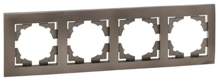 

Рамка четверная EKF EWM-G-304-60 Валенсия графит, EWM-G-304-60