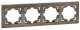 фото Рамка четверная  EKF EWM-G-304-60