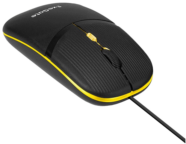 Мышь Exegate Professional Standard M90 EX301566RUS (USB, оптическая, 1200dpi, 4D, 4 кнопки (включая колесо прокрутки), длина кабеля 1,8м, черная, подс