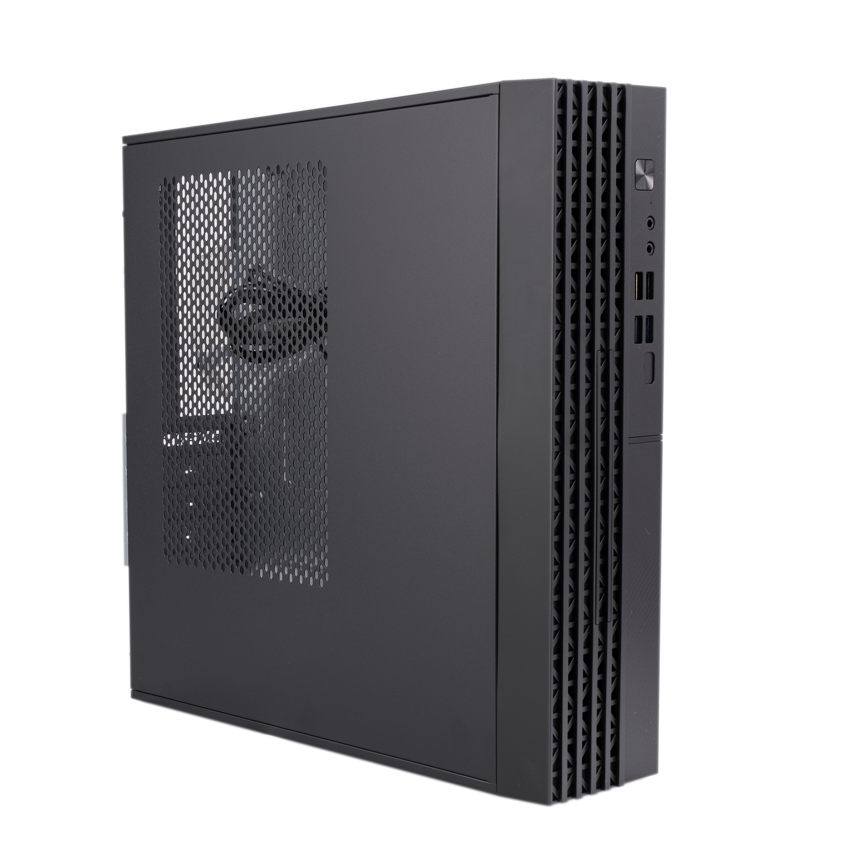 Корпус mATX Eurocase A001 черный, ABS пластик, 2*USB2.0, 2*USB3.0, HD AUDIO