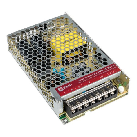 Изображение товара Блок питания EKF mps-150w-12 12В 150Вт для монтажных плат и поверхностей