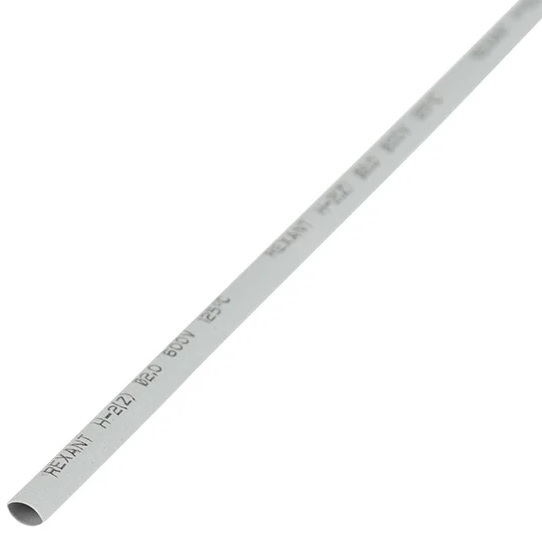 

Термоусаживаемая трубка Rexant 20-2010 ТУТ нг 2,0/1,0мм, серая (упак. 50 шт. по 1м), 20-2010