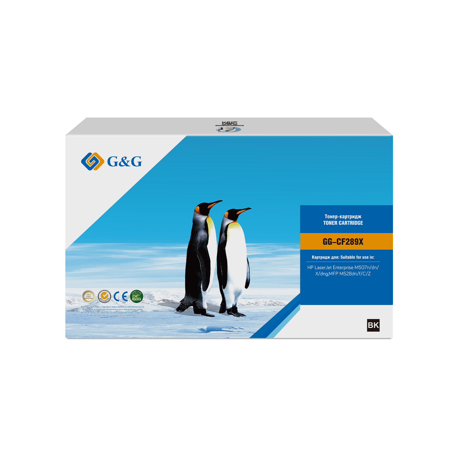 

Тонер-картридж G&G GG-CF289X для НР LaserJet Enterprise M507n/dn/X/dng, MFP 528dn/f/C/Z (10000стр), GG-CF289X