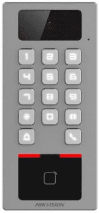 Терминал доступа HIKVISION DS-K1T502DBFWX встроенные считыватели Mifare, Felica, DESfire