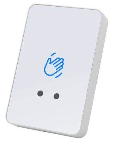 Изображение товара Кнопка выхода SK-CP21L белая сенсорная с подсветкой для систем контроля