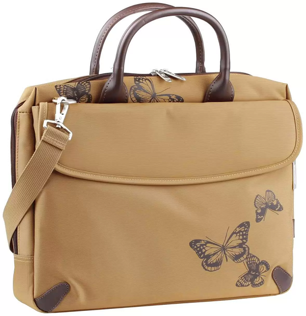 

Сумка для ноутбука 15.6 Sumdex She Rules Butterfly Metro Brief (нейлон, коричневый, 38 x 30 x 7.5 см), She Rules Butterfly Metro Brief