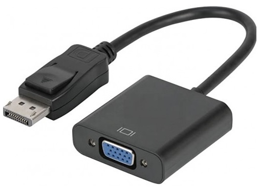 Переходник KS-IS KS-454 DisplayPort VGA 20M-15F