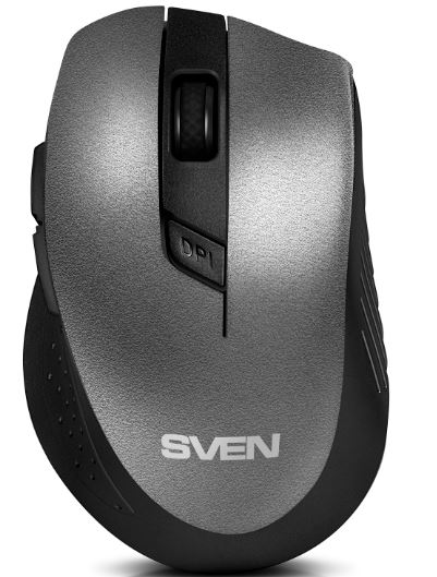 

Мышь Wireless Sven RX-425W SV-014476 6 кн, 1600dpi, USB, серая, RX-425W
