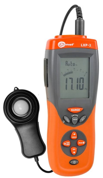 Изображение товара Люксметр Sonel LXP-2 профессиональный для измерения освещенности