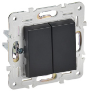 фото Переключатель двухклавишный IEK SK-V23-0-10-K02