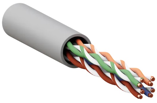 

Кабель витая пара EKF TRC-5EUTP-04PVC-GY-IN3 TERACOM Cat.5E U/UTP 4 п. solid PVC сер. (305м), TRC-5EUTP-04PVC-GY-IN3