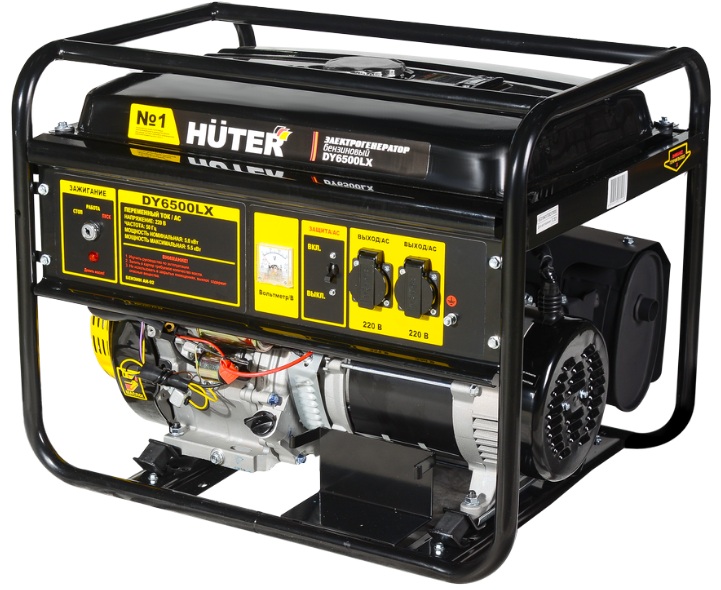 

Электростанция бензиновая Huter DY6500LX-электростартер (64/1/7) однофазная (220 вольт); мощность 5 кВт; 1 розетка 12В, 2 розетки 220В, DY6500LX-электростартер (64/1/7)
