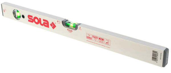 Изображение товара Строительный уровень SOLA 01111301 100 см с пузырьковыми глазками