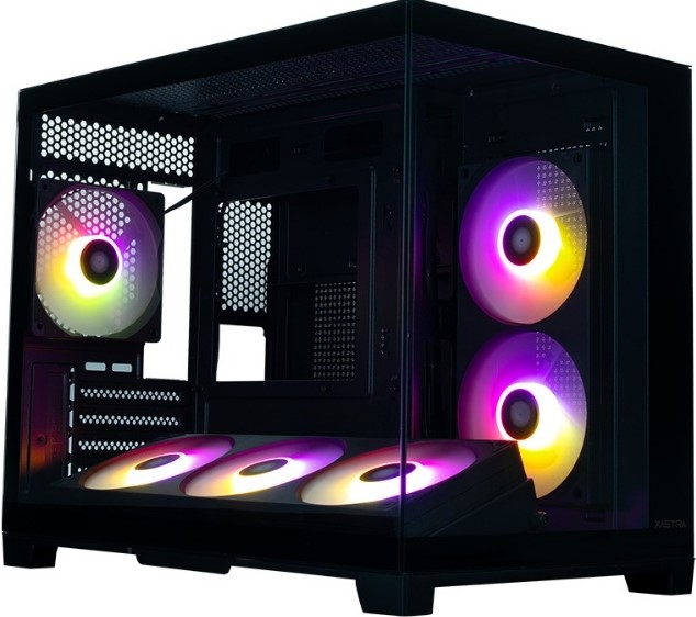

Корпус mATX Xastra QW500M 6ARGB-FC-C6-UC без БП, черный, боковая панель из закалённого стекла, USB 3.0, USB 2.0, USB Type-C, QW500M 6ARGB-FC-C6-UC